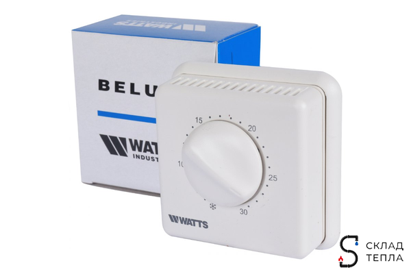 Комнатный термостат Belux (5-30 C ) WATTS. Вид 6.
