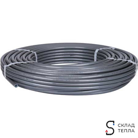 Труба из сшитого полиэтилена Royal Thermo - 16x2,2 (PE-Xa, бухта 50 м, цвет серый). Вид 4.