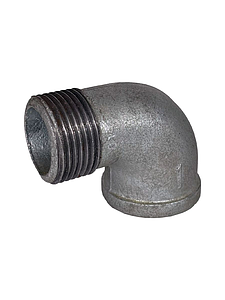 Угольник проходной чугун оц Ду 20 (3/4') ВР/НР Fittex PLUS (1шт)