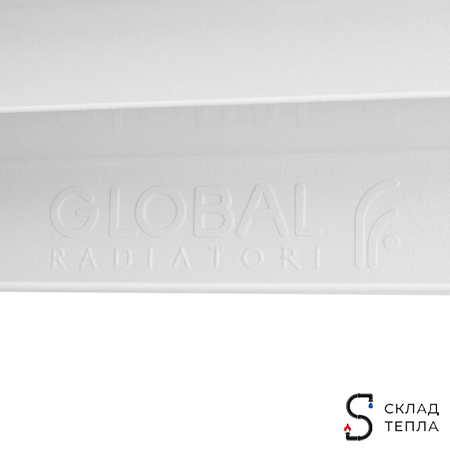 Радиатор алюминиевый GLOBAL VOX R 500 - 13 секций. Вид 9.