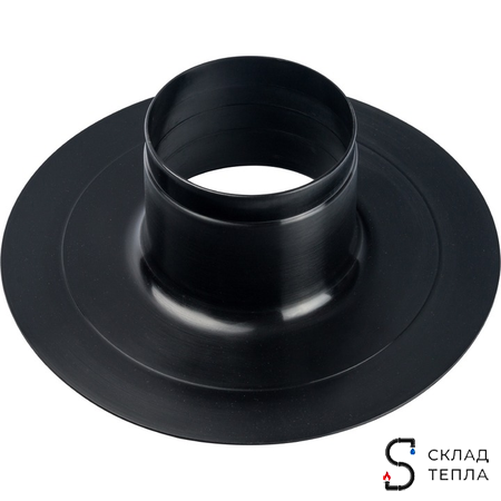 Проход через горизонтальную кровлю для коаксиальных дымоходов STOUT D60/100, D80/100, D80/125 мм.. Вид 1.