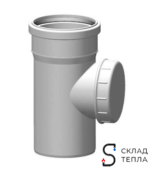 Ревизия шумопоглощающая СИНИКОН КОМФОРТ - 50 (для системы внутренней канализации). Вид 1.