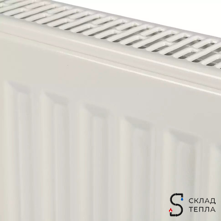 Радиатор стальной KERMI FKO 12 - высота 500 мм, длина 900 мм с боковым подключением. Вид 4.