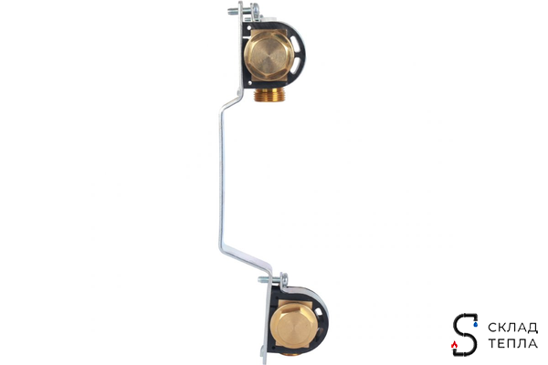 Коллекторная группа WATTS HKV/A - 1"ВР/ВР на 8 контуров 3/4"EK (латунь). Вид 5.