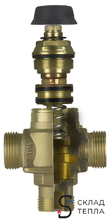 Термостатический смесительный клапан Zeissler - 1/2" НР (35°- 60°C, KVs 1,6 м³). Вид 11.