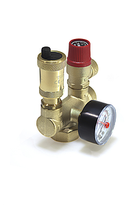 Группа безопасности котла TIM - 1' х 3/4' (до 50кВт, 3 бар)