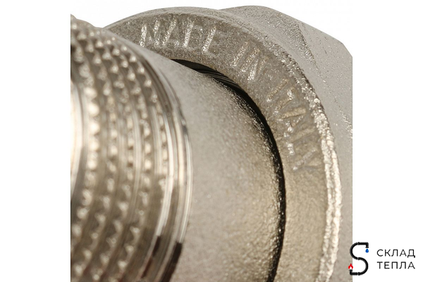 Кран шаровой полнопроходной ITAP IDEAL 098 - 3/4" (ВР/НГ, PN40, Tmax 150°С, ручка-бабочка красная). Вид 7.