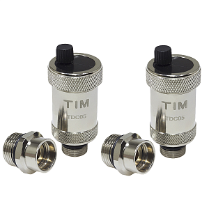 Комплект из двух автоматических воздухоотводчиков TIM- 1/2" BL5816 Комплект из двух автоматических воздухоотводчиков TIM- 1/2' BL5816