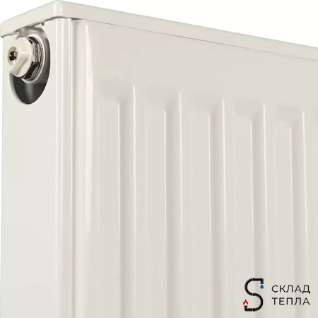 Радиатор стальной KERMI FTV 12 - высота 500 мм, длина 600 мм с нижним подключением. Вид 6.