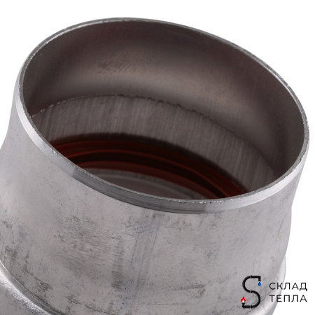 STOUT Элемент дымохода адаптер M-F Д 60 L=47. Вид 6.