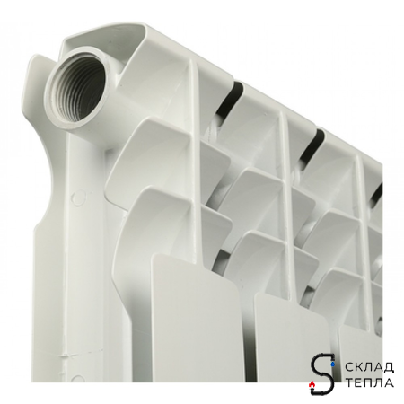 Радиатор алюминиевый Smart 500 - 14 секции. Вид 5.