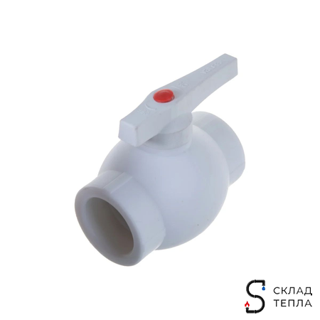 Кран шаровой VALFEX BASE - 40 (Пайка/Пайка, для полипропиленовых труб, ручка-рычаг). Вид 5.