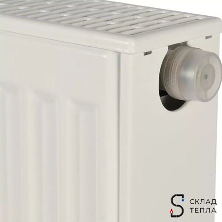 Радиатор стальной KERMI FTV 22 - высота 500 мм, длина 2600 мм с нижним подключением. Вид 5.