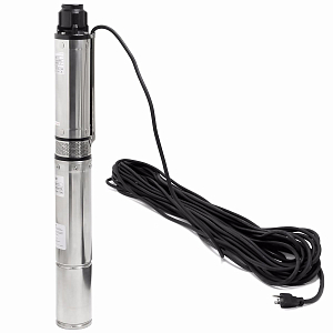 Насос центробежный TIM AM-QJD3/224-0,75 (0,75 кВт, Qmax 51,7 л/мин, Hmax 104м, кабель 40м)