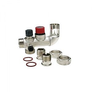 Группа безопасности водонагревателя STOUT - 1' (давление срабатывания 7 бар)