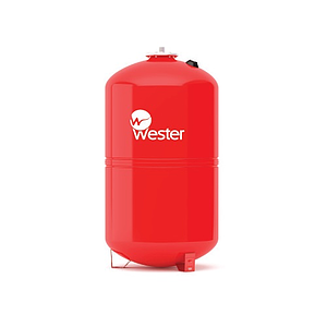 Бак расширительный мембранный Wester WRV - 150 л. (PN5, Tmax100°С, вертикальный, на ножках)