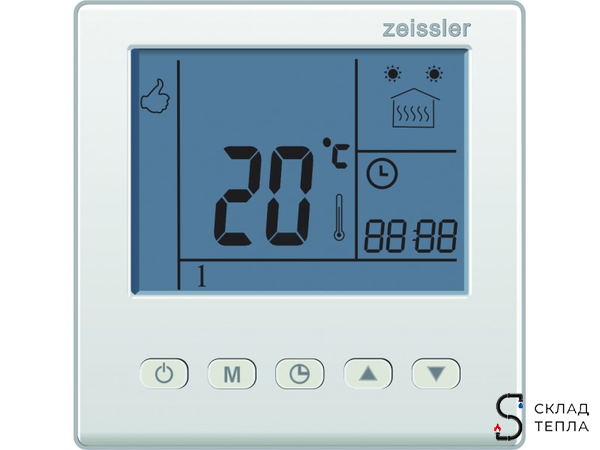 Электронный программируемый термостат TIM M7.713. Вид 1.