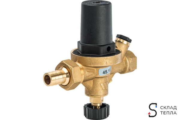 Клапан подпиточный WATTS ALIMAT ALD - 1/2" (ВР/Штуцер, PN10, колпачек пластиковый). Вид 1.