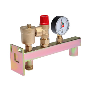 Группа безопасности котла с креплением TIM - 3/4' (до 50 кВт, 3 бар)