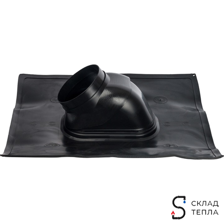 Проход через наклонную кровлю для коаксиальных дымоходов STOUT D60/100, D80/100, D80/125 мм.. Вид 2.