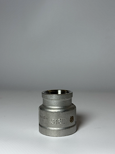 Муфта резьбовая переходная Benarmo - 3/4' х 1/2' (нержавеющая сталь) (4шт)
