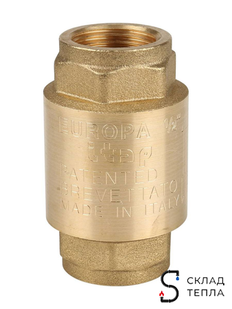 Клапан обратный STOUT - 1/2" (ВР/ВР, затвор металлический). Вид 5.