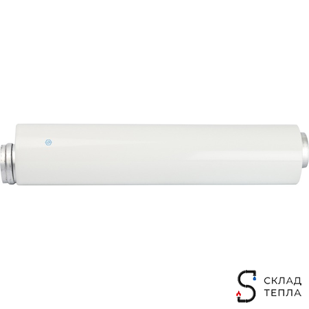 Труба для коаксиального дымохода STOUT D60/100 мм, длина 500 мм. Вид 3.