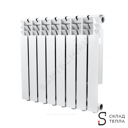 Радиатор алюминиевый Ogint Delta Plus 500 7 секций. Вид 11.