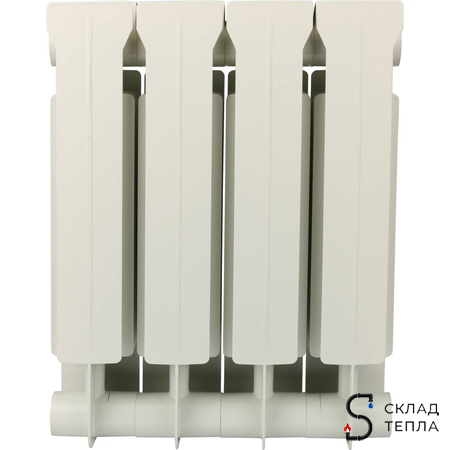 Радиатор биметаллический GLOBAL STYLE EXTRA 350 - 5 секции. Вид 3.