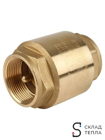 Клапан обратный STOUT - 1 1/2" (ВР/ВР, затвор металлический). Вид 2.