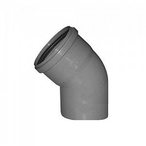 Отвод 30° для внутренней канализации СИНИКОН - 50