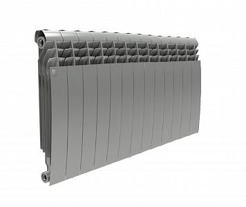 Радиатор биметаллический Royal Thermo BiLiner 500 Silver Satin (Серый) - 13 секций Радиатор биметаллический Royal Thermo BiLiner 500 Silver Satin (Серый) - 13 секций
