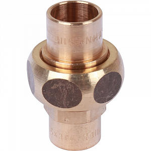 Муфта разъемная Sanha 28 для медных труб под пайку 4340 (самоуплотняющаяся)