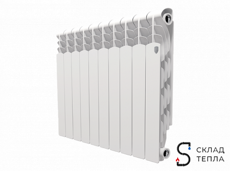 Радиатор алюминиевый Royal Thermo Revolution 500 - 10 секций. Вид 1.