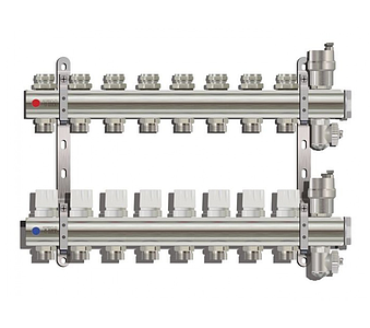 Коллекторные группы без расходомера, 8 выходов
