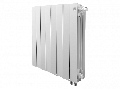 Радиатор биметаллический Royal Thermo PianoForte 500 Bianco Traffico (Н) (Белый) - 8 секций Радиатор биметаллический Royal Thermo PianoForte 500 Bianco Traffico (Н) (Белый) - 8 секций