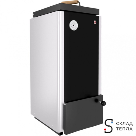 Котел тведотопливный Лемакс Форвард - 16 кВт (стальной). Вид 1.