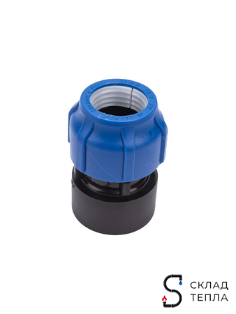 Переход на внутреннюю резьбу Valfex - 32 x 1 1/4"- 4 шт. (винтовой, для труб ПНД). Вид 4.