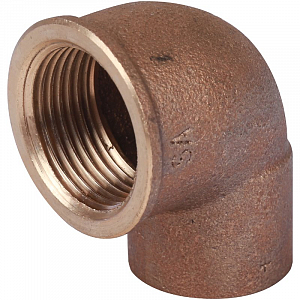 Переход на внутреннюю резьбу угловой Sanha 22х3/4'  для медных труб под пайку 4090g