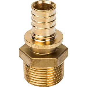 Переход на наружную резьбу Rommer - 25 x 1' (комплект с гильзой, 1шт)