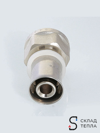 Пресс-муфта с внутренней резьбой TIM - 16 x 1/2" (для металлопластиковых труб) 2шт. Вид 3.