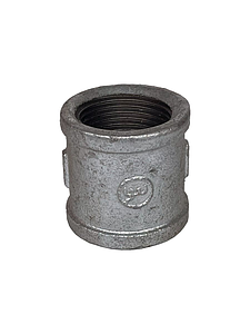 Муфта прямая чугун оц Ду 15 (1/2') ВР Fittex PLUS (1шт)