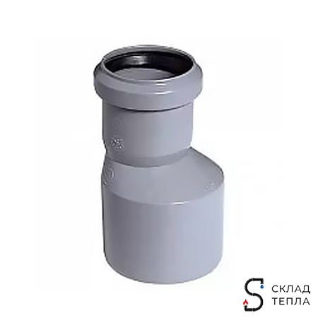 Переход эксцентрический для внутренней канализации СИНИКОН - 40 x 32. Вид 1.