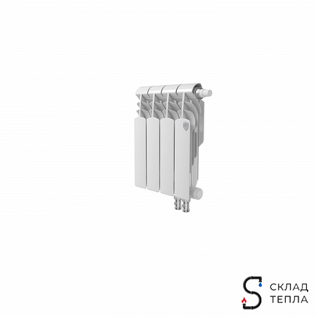 Радиатор биметаллический Royal Thermo Vittoria 350 VDR (Н) - 4 секций. Вид 1.