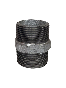 Ниппель прямой чугун оц Ду 15 (1/2') НР Fittex PLUS (1шт)