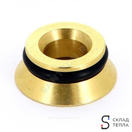Вкладыш под прямое соединение Дн 16х3/4" под евроконус РОС 4821682. Вид 1.
