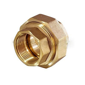 Соединение быстроразъемное (американка) латунное TIM - 1/2' (ВР/ВР, 2шт)