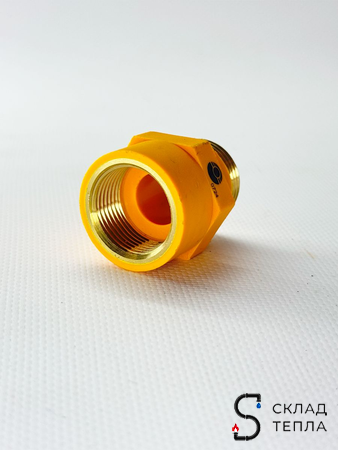 Муфта диэлектрическая Valfex 3/4" ВР/НР. Вид 7.
