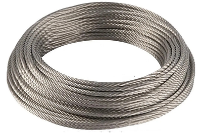 Трос нержавеющий 4 мм ACR 7Х7 (УСИЛИЕ РАЗРЫВА 930КГ) 80м