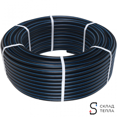 Труба из полиэтилена низкого давления ПЭ80 - 25x2.0 (100м, ПНД, SDR 13.6, PN10, t40°C). Вид 2.